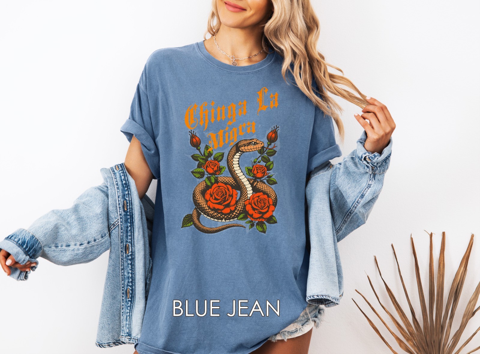 Comfort Colors Chinga La Migra Snake Shirt Anti-Ice Shirt Latino Rights Protest gallery