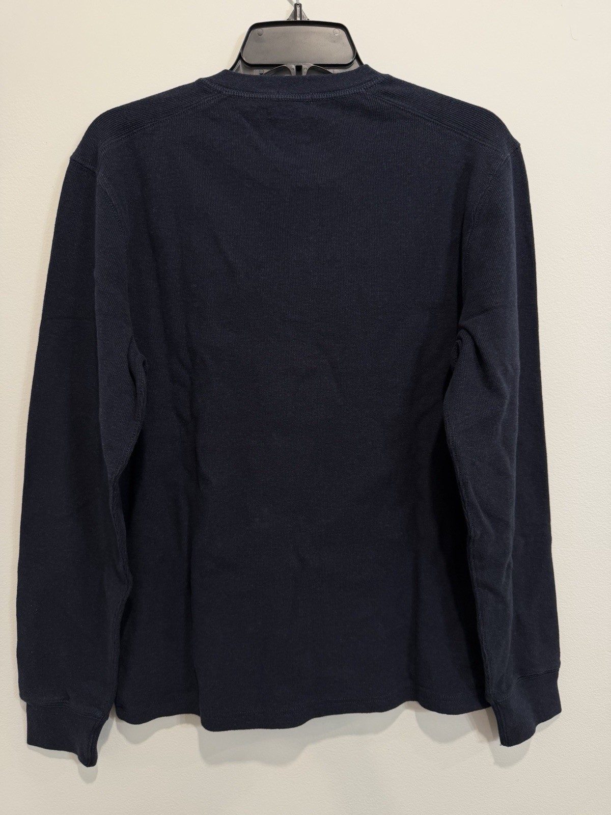 J Crew Men Navy Jacquard rib-knit henley Size Small MSRP $98 gallery