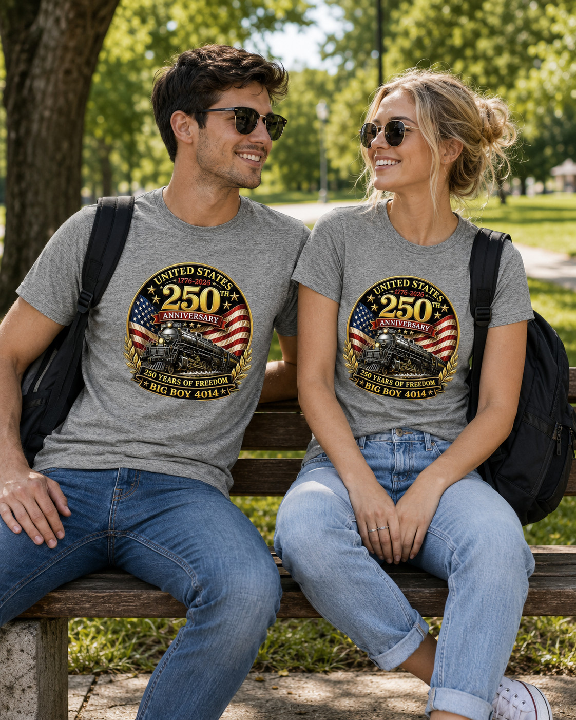 Big Boy 4014 Vintage 250 Steam Locomotive Railroad Train T-Shirt gallery