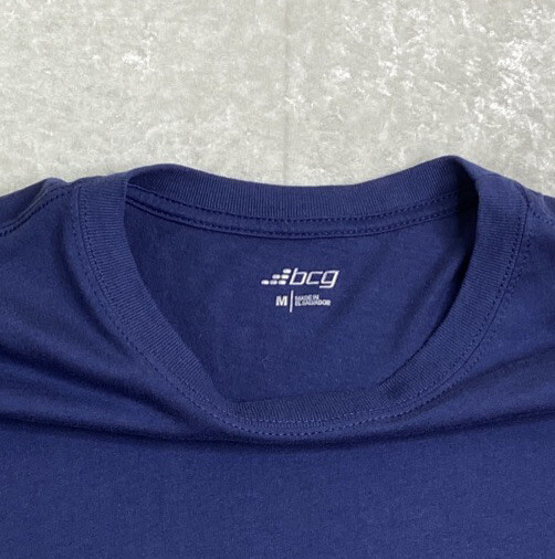 BCG Blue Short Sleeve Crew Neck Ultra Soft T-Shirt Mens Size Medium gallery