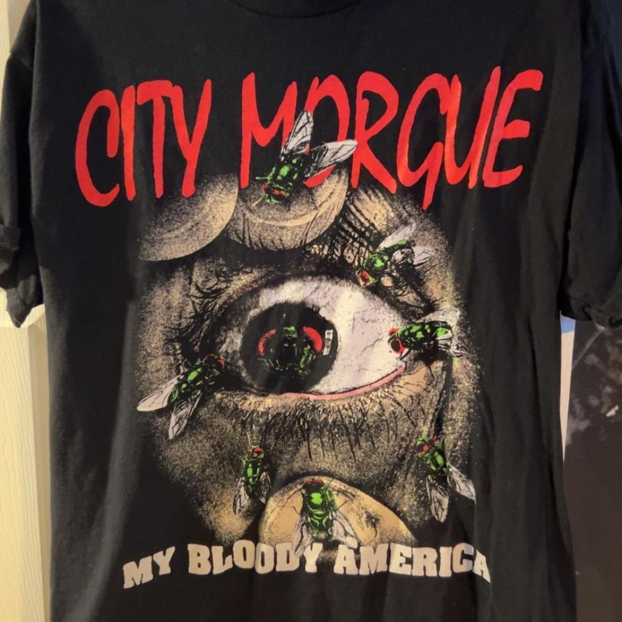 City Morgue Tour Merch My Bloody America T-shirt Short Sleeve UR202