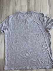 ATM Anthony Thomas Melillo Men Cotton T-Shirt Gray Short Sleeve Slub Tee L