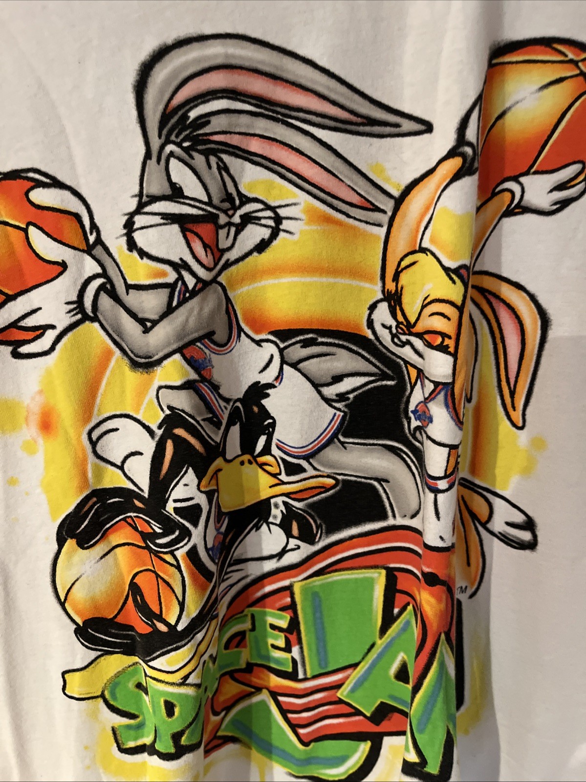 Space Jam Retro Mens T-Shirt Size XL Pre-Owned gallery