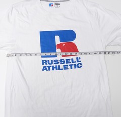 Russell Athletic Men’s Eagle Big Logo Promotional Sports T-Shirt Size Medium