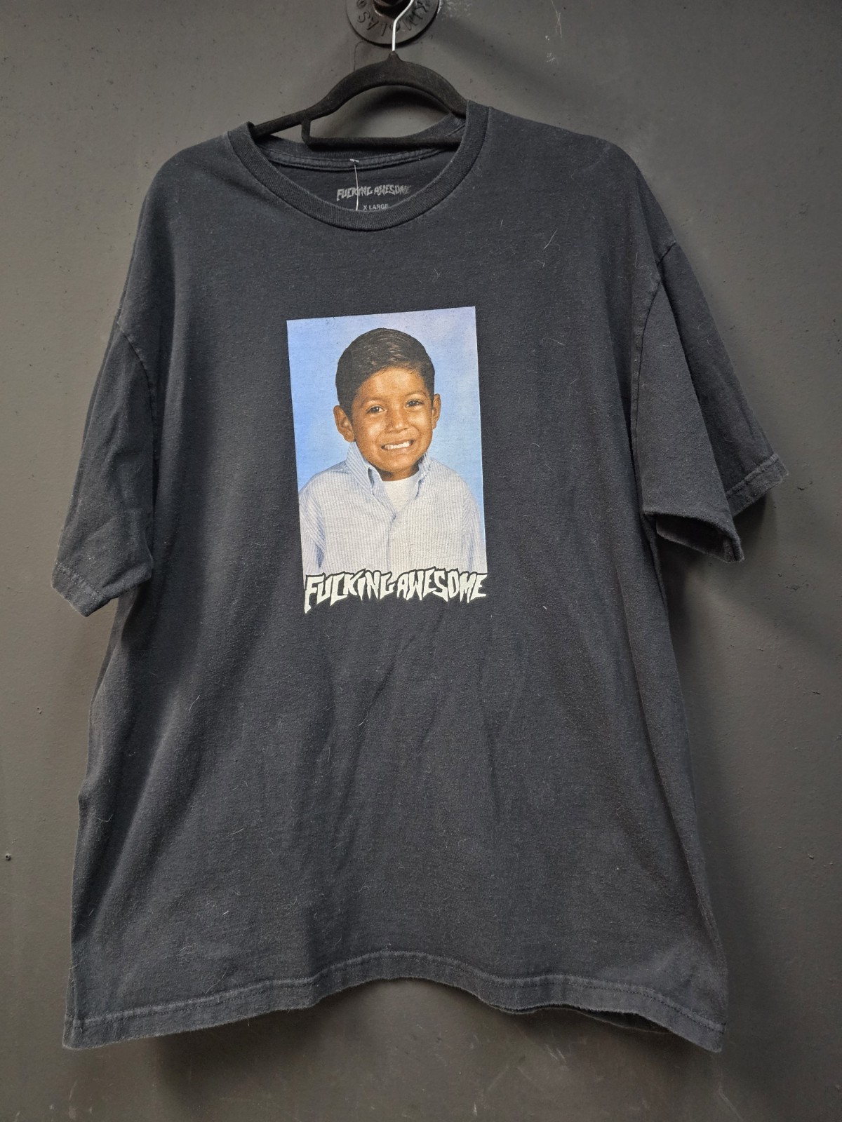 FA F*cking Awesome Louie Lopez Photo Tee Size XL Skate Tee Excellent Condition