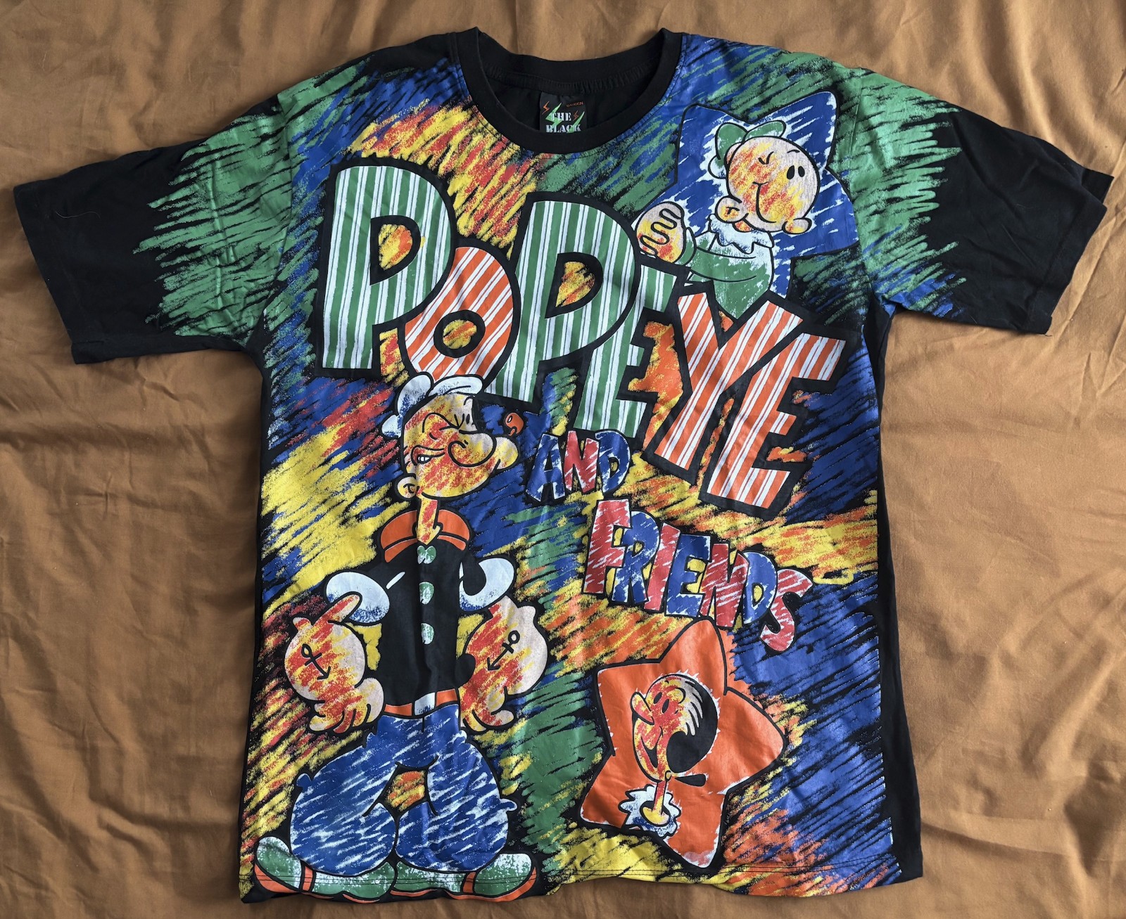 Popeye All Over Print T-Shirt – Medium