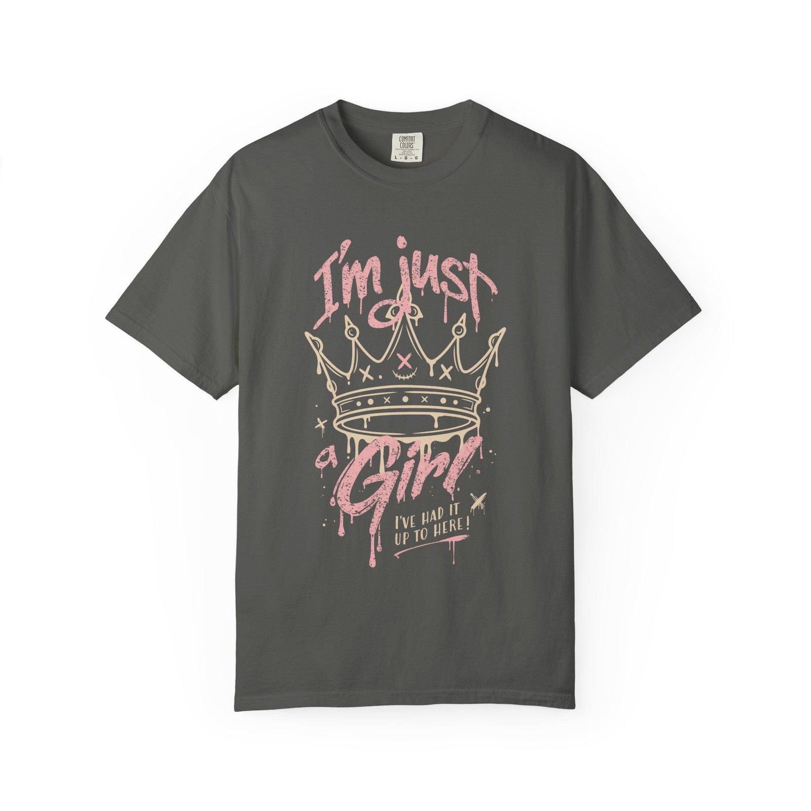Im Just a Girl 90s Rock Graphic T-Shirt Vintage Distressed Band Tee gallery