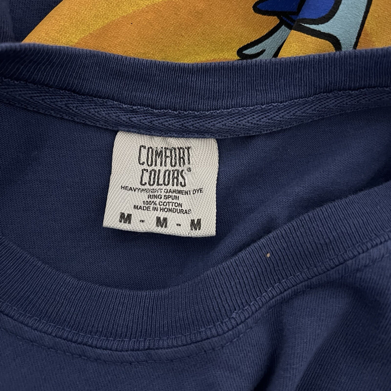 Comfort Colors Unisex Medium Graphic “HUSLIN’1” Second to None Blue T-Shirt EUC gallery