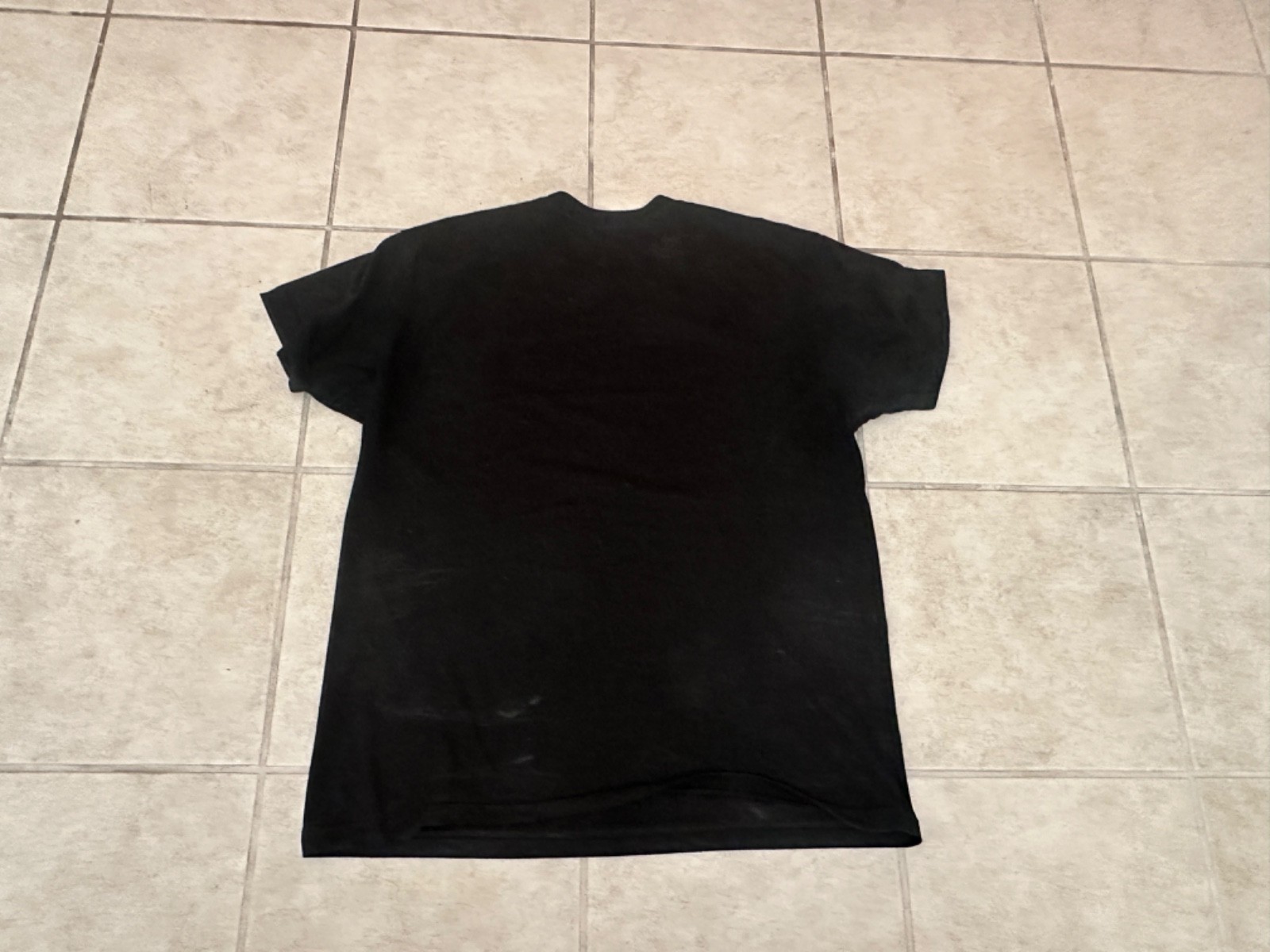 Los Angeles Apparel 50/50 Black Poly-Cotton Crew Neck T-Shirt Style FF01 gallery