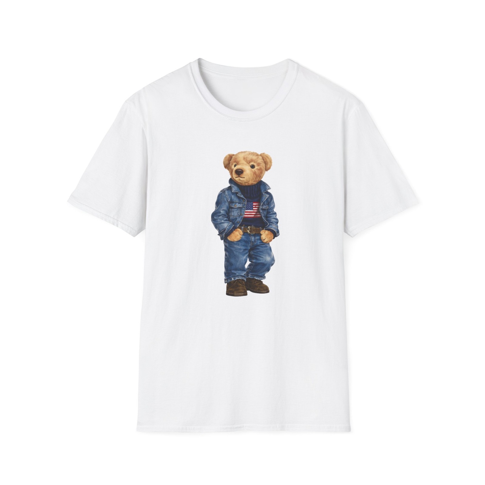Polo Bear USA Unisex Shirt Cotton Luxury Inspired Tshirt Size XS-XL