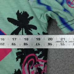 Reason Shirt Mens Medium Multicolor Tiger Smiley Face Surf Graphic Tee Top