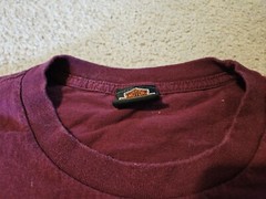 Harley Davidson T Shirt Roughneck Longview, TX Maroon See Measurements Used XL