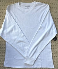Men Thermal Long Sleeve Shirts Medium Weight Plain Crew Neck Galaxy Harvic New