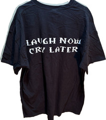 Ice Cube Laugh Now Cry Later Hanes Beefy-T Vintage Rap Hip Hop Black T-Shirt 2XL