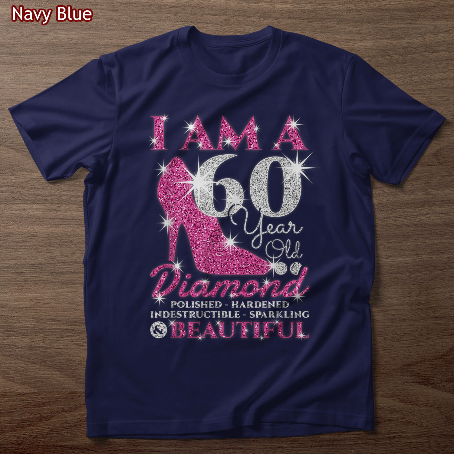 I Am A 60 Year Old Diamond, Womens 60th Birthday T-Shirt, Gift For Girl, Women gallery