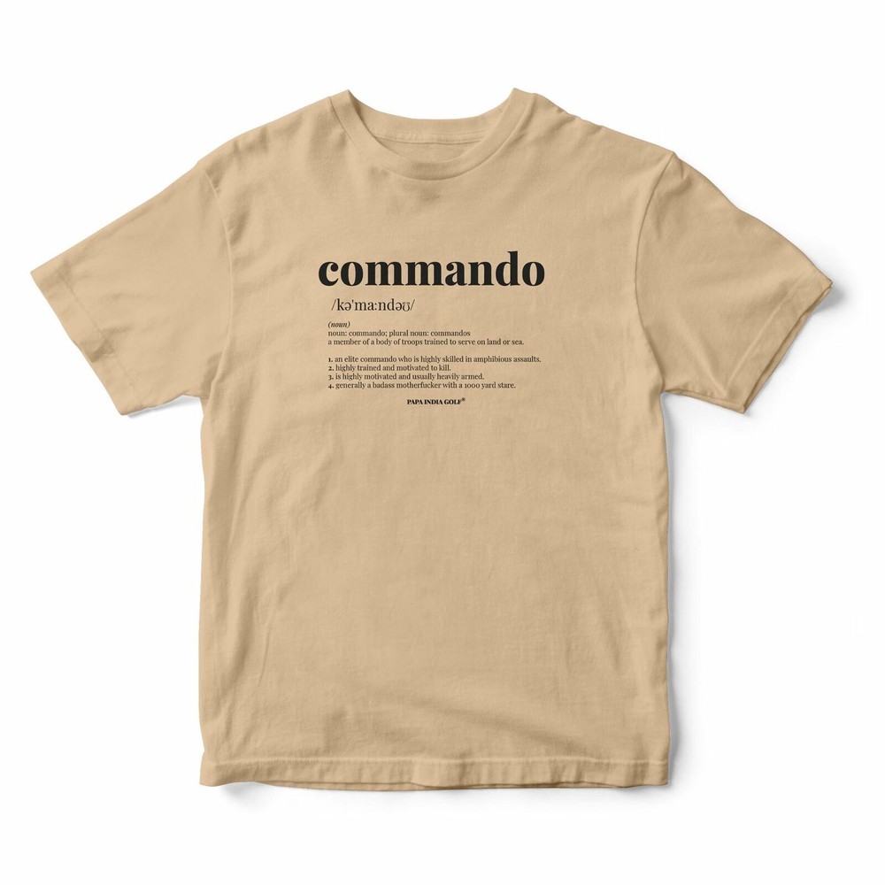 Armed Navy Forces Commando Royal Marines Definition of the Commando – T-Shirt