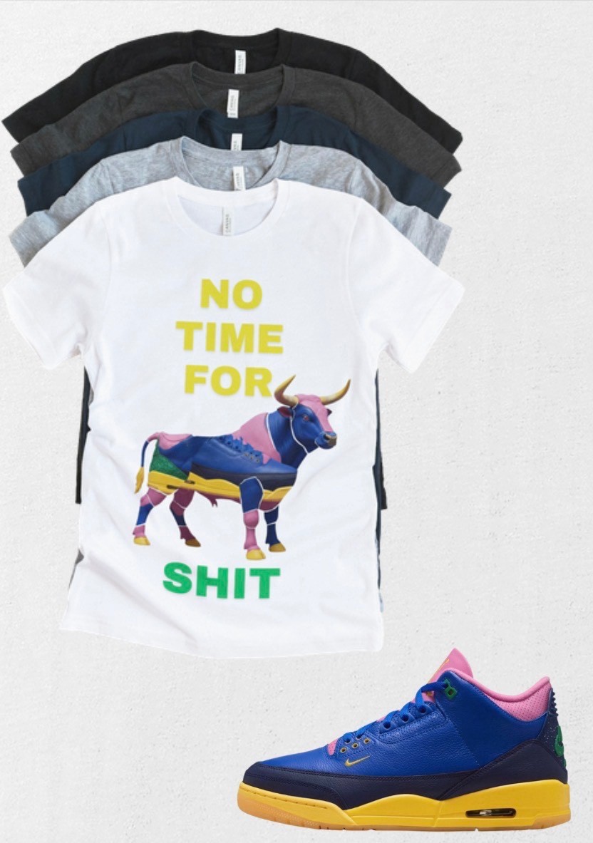 Shirt to match Jordan 3 OG Retro x Jordan 3 SP “Brazil” No BS Matching Tee gallery