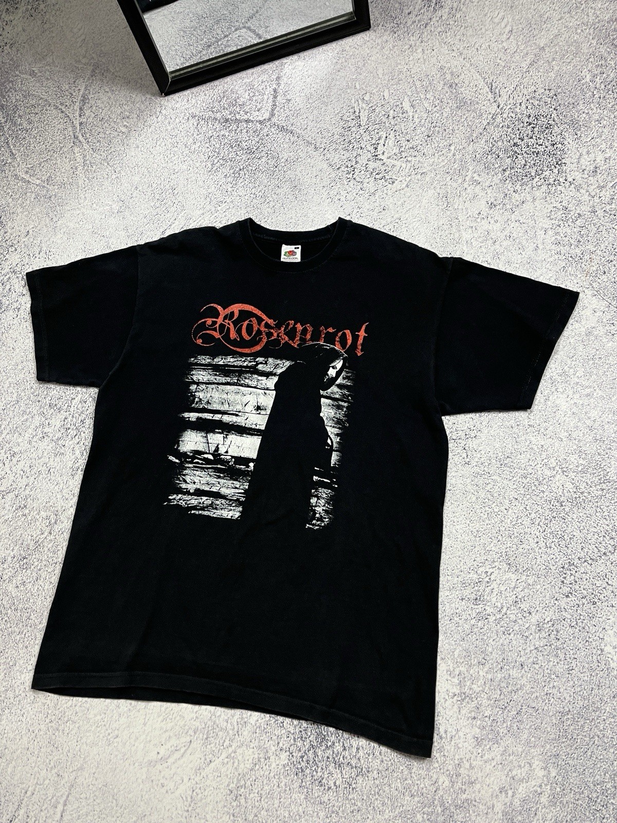 Vintage 2000s Rammstein Rosenrot Graphic T Shirt Rock Band Tee Men’s Size L gallery
