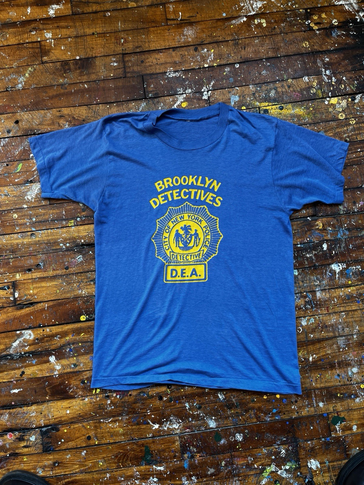Vintage “Brooklyn Detectives” DEA single stitch tee