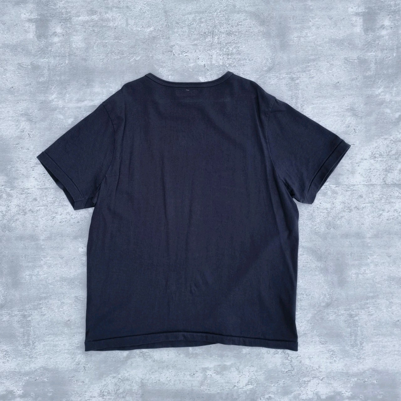 Merz b. Schwanen 215 Loopwheeled Classic Fit T-Shirt Men's 7/XL Navy Black gallery
