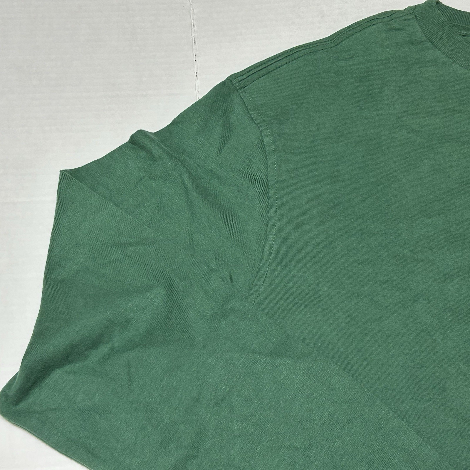 SADDLEBRED Long Sleeve T-Shirt Large Green NWT Solid Blank Plain Casual Dress gallery