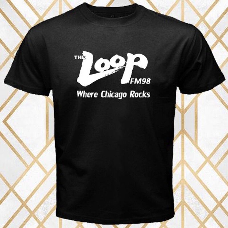 The Loop FM 98 Radio Men’s Black Size S – 5XL