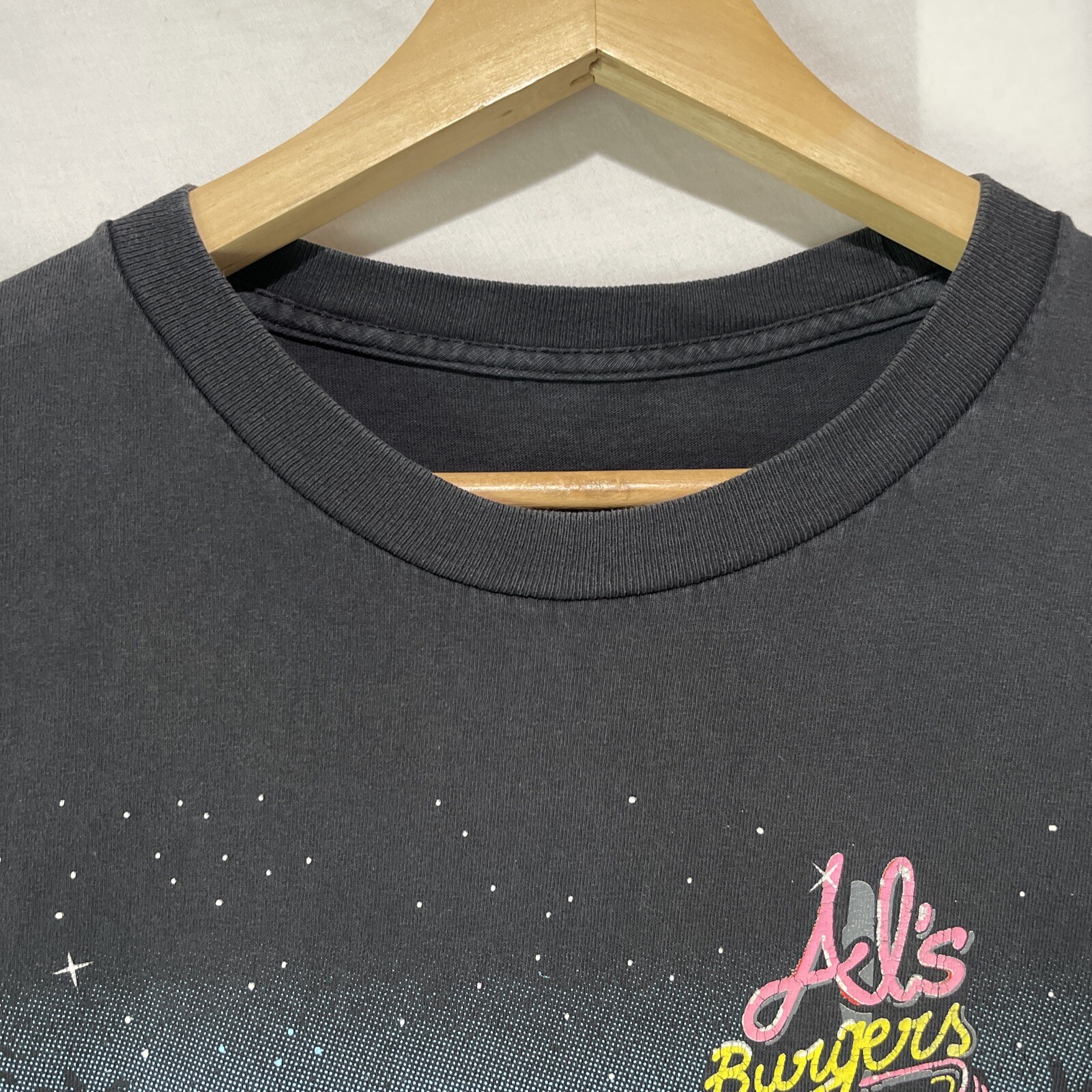 J Galt Shirt Mens Extra Large XL Streetwear Black Adult Al’s Burgers Hot Rods gallery