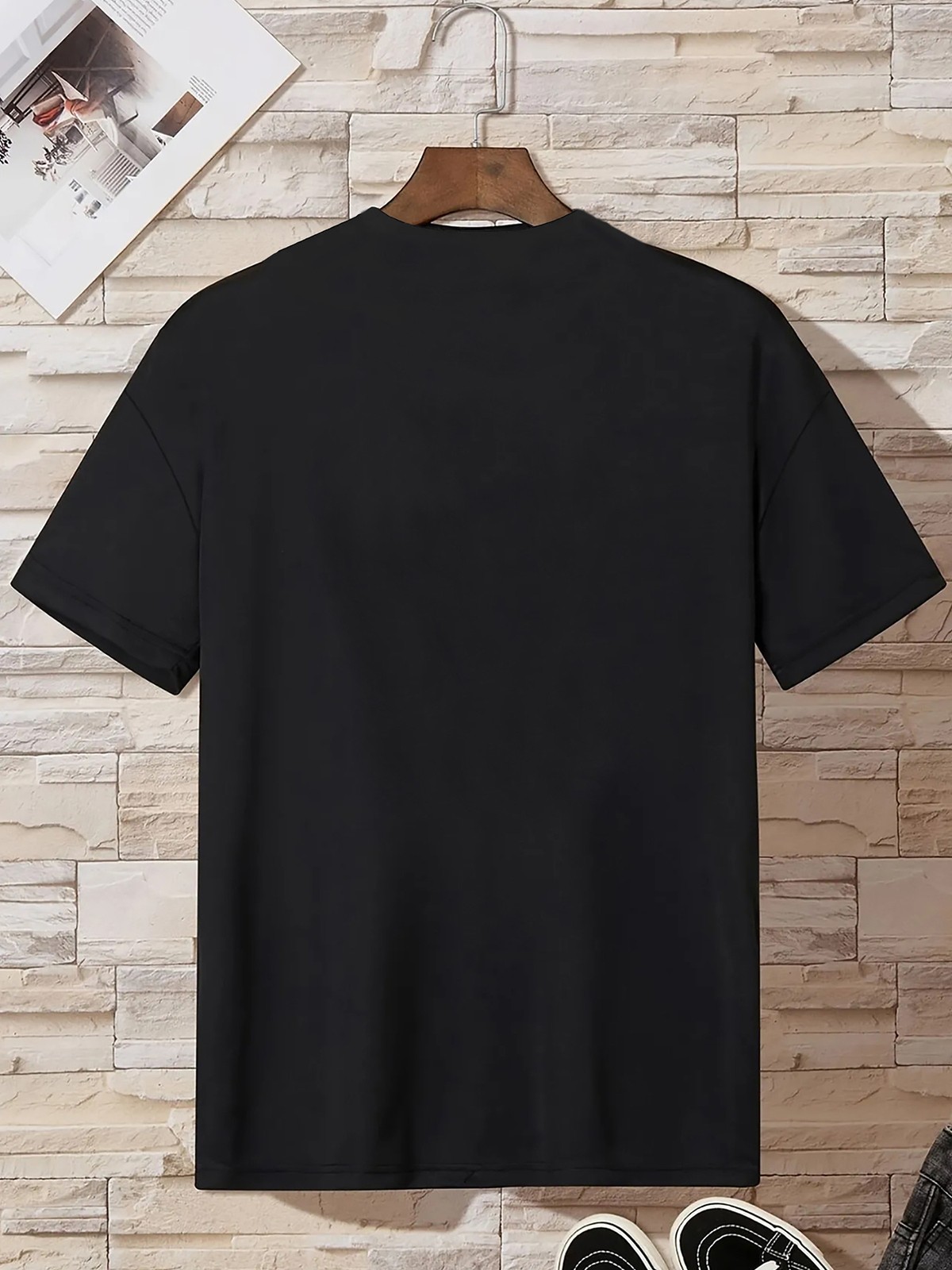 Men's Casual Short-Sleeve T-Shirt Letter Design - Breathable , Machine Washable√ gallery