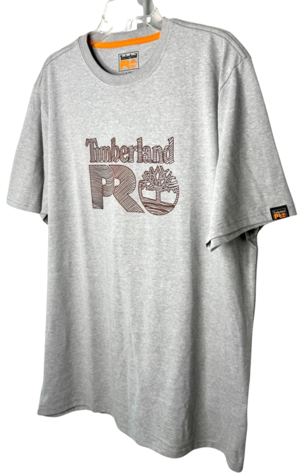 TIMBERLAND PRO MEN L GREY SS TEE SHIRT INNOVATION BLUEPRINT TB0A6EXB PREO USPSGA gallery
