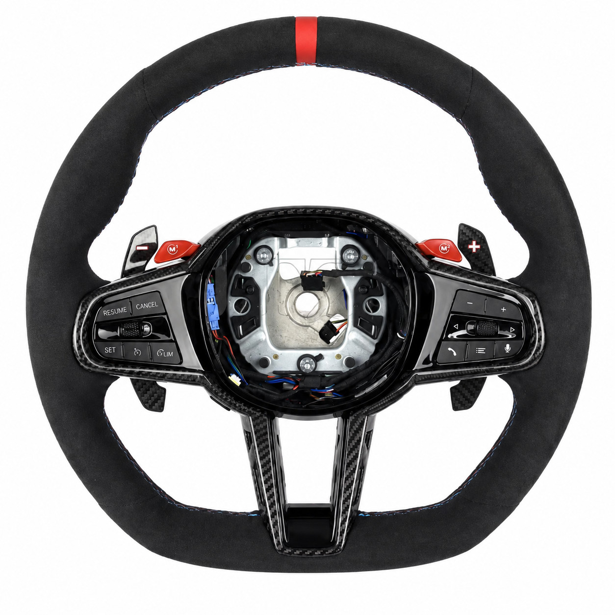 2024 M4 Alcantara Steering Wheel with heating virbate and m button functionality