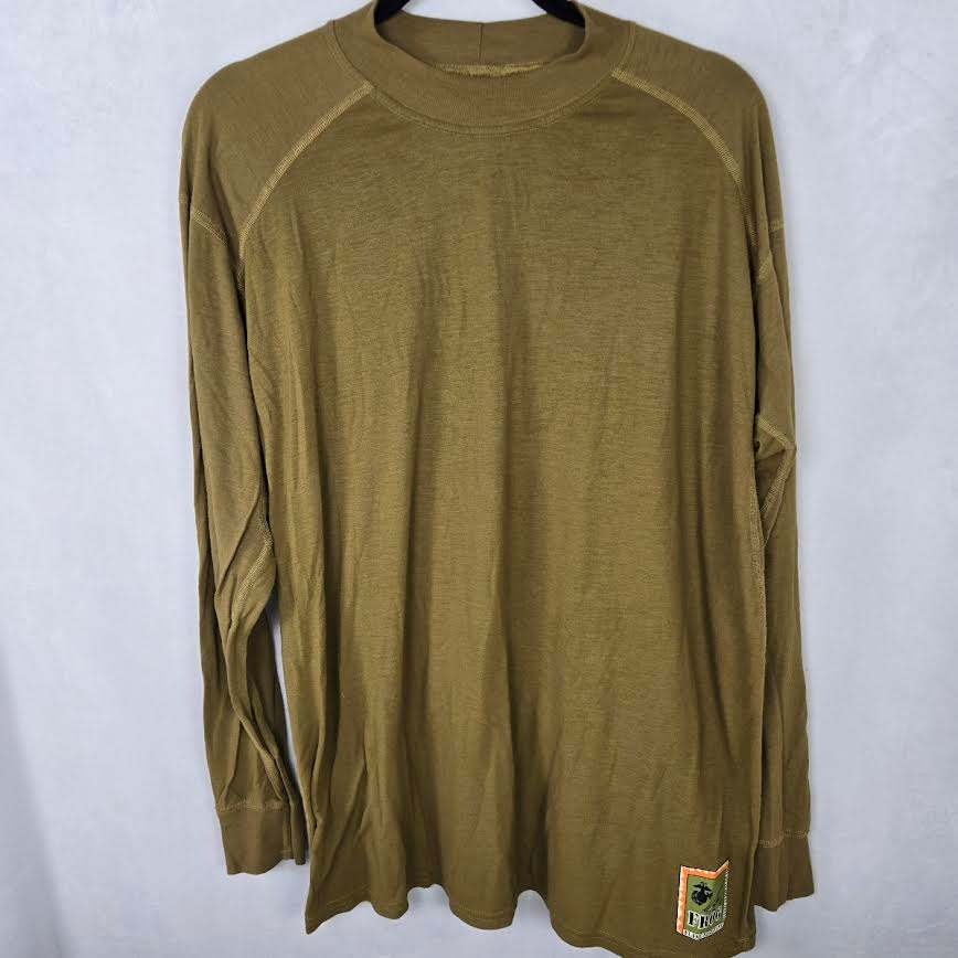 USMC FROG Flame Resistant Long Sleeve Shirt Brown XL Base Layer Peckham XGO U.S. gallery