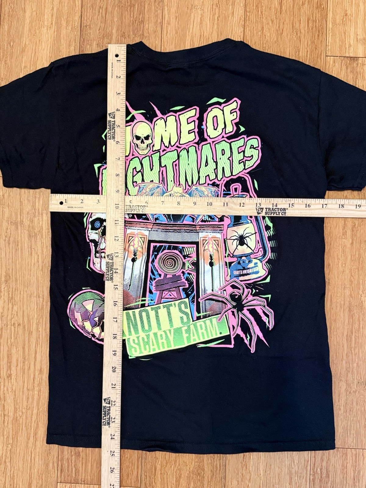 Knotts Scary Farm Halloween Haunt T Shirt Small Where Nightmares Never End gallery