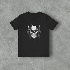 Gothic Skull Shirt Dark Punk Horror Aesthetic Graphic Tee