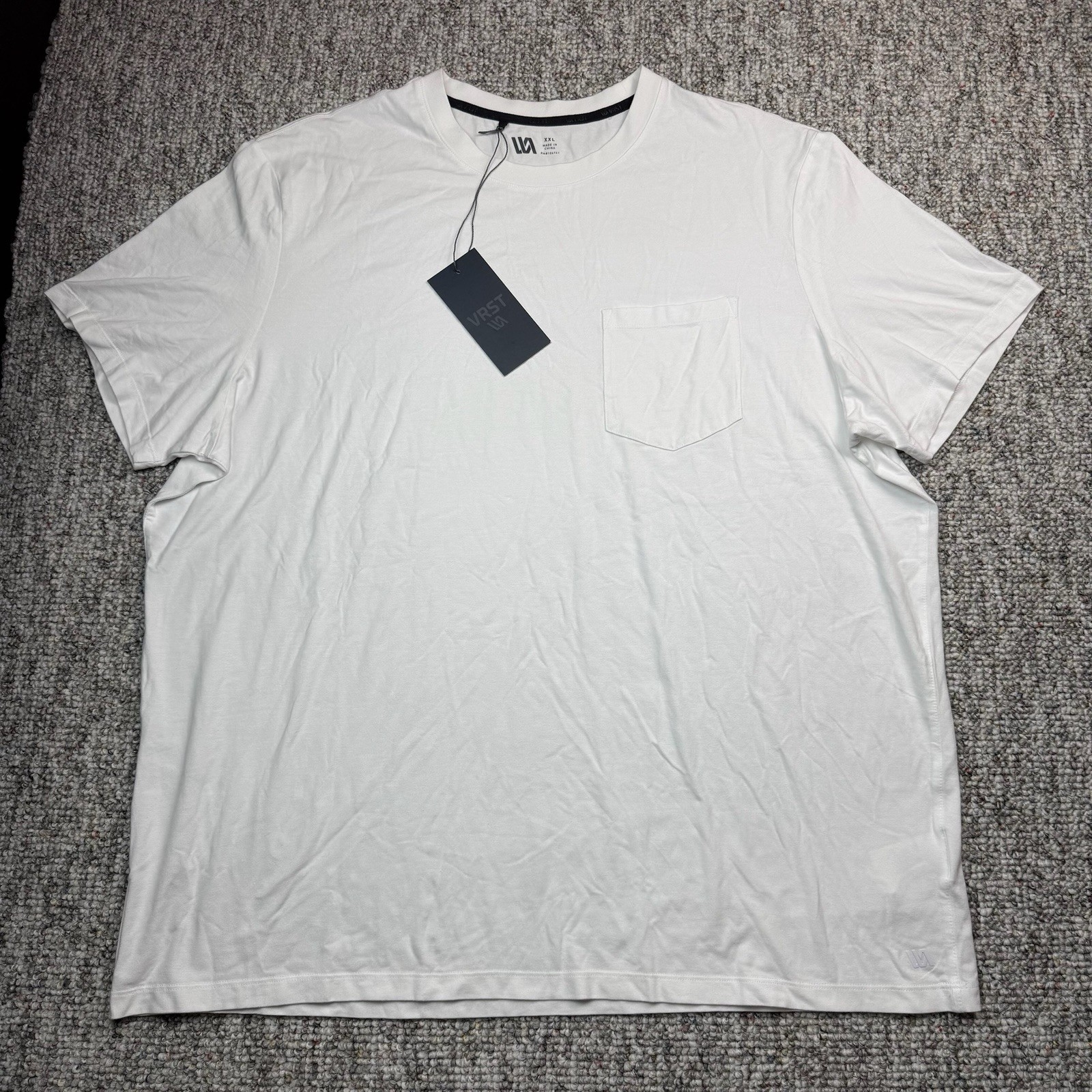 VRST Shirt Mens XXL Essential Pocket Tee Short Sleeve White NWT gallery