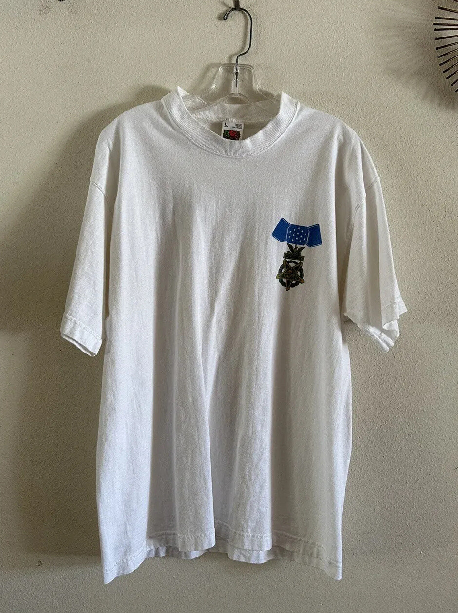 1996 Vtg COURAGE UNDER FIRE Movie Film CREW T Shirt Production 90s Transpo FOX gallery