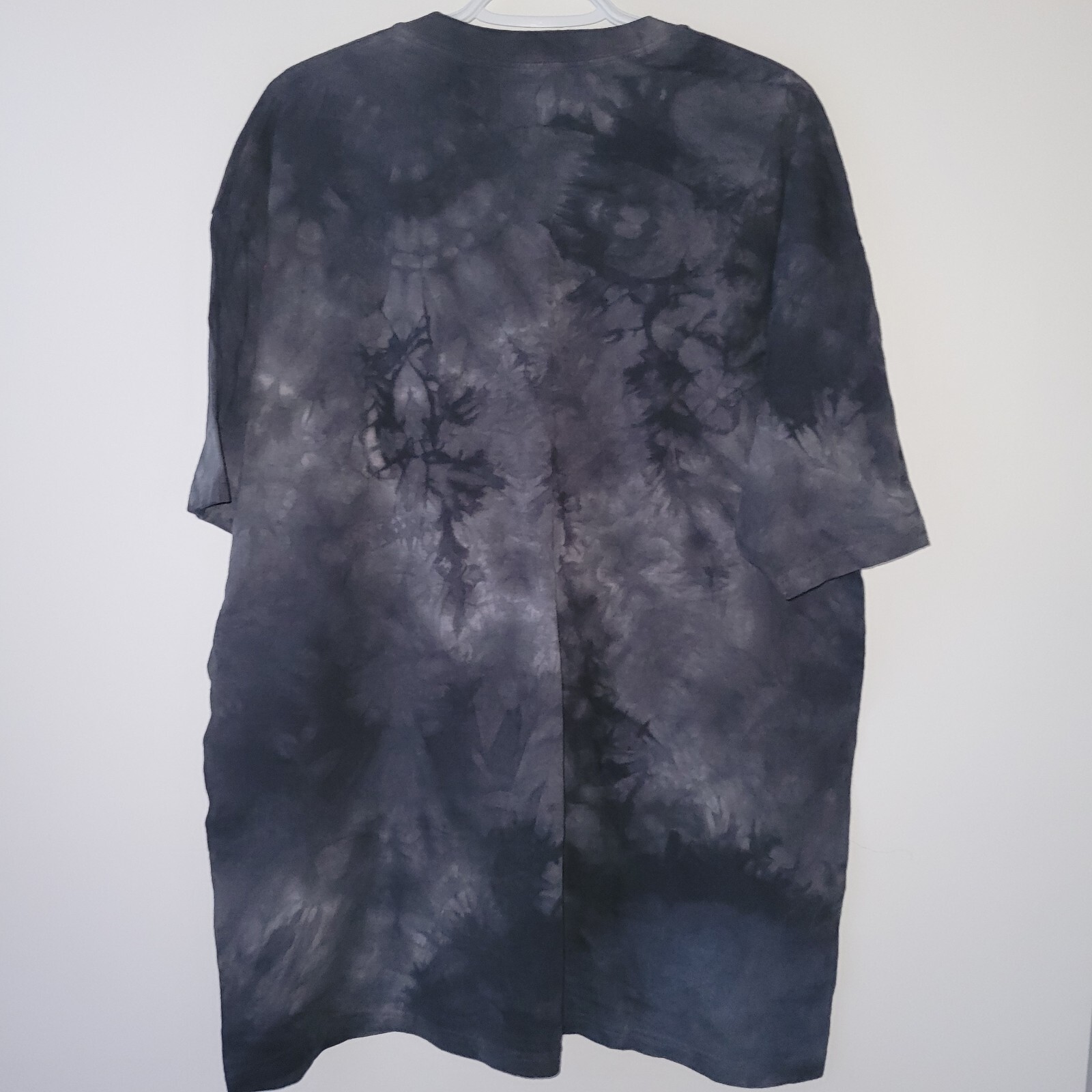 The Mountain Marine Dog Short Sleeve T-Shirt Men's Size XL Gray Black Tie Dye gallery