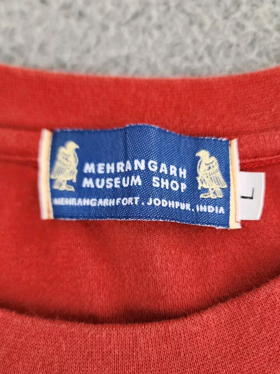 Lion Head Dagger Shirt Mens Large Mehrangarh Museum Shop Jodhpur India Adult A14 gallery