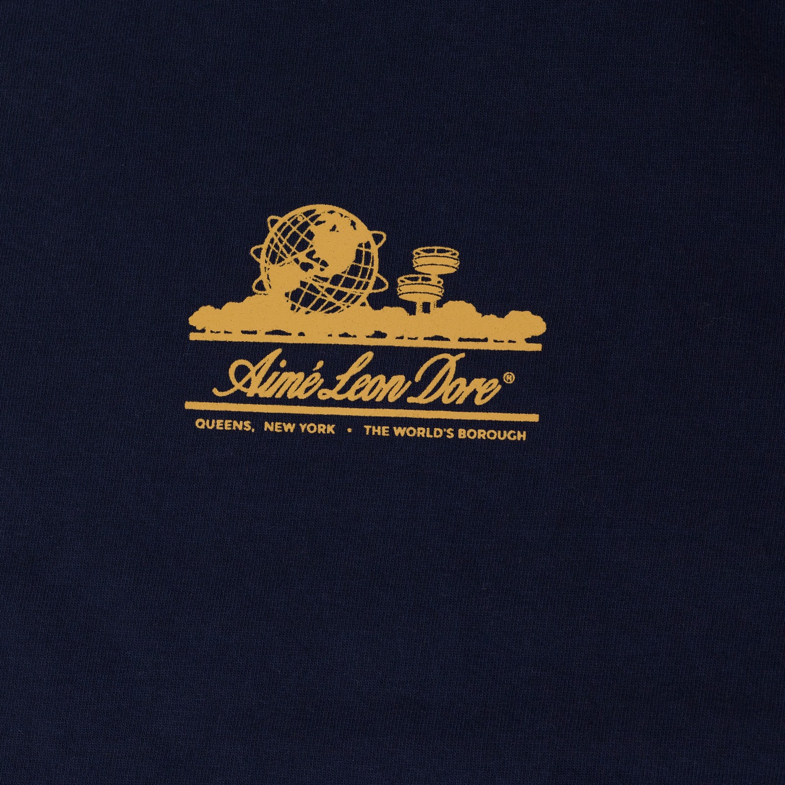 AIME LEON DORE Blue Unisphere T-Shirt SIZE M $85 gallery