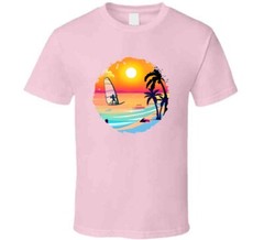 Gorgeous Beach Tee Novelty Tropical Tshirt Summertime Lover Unisex T Shirt