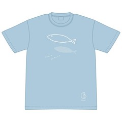 Shimeji Simulation Raw Fish T-Shirt L
