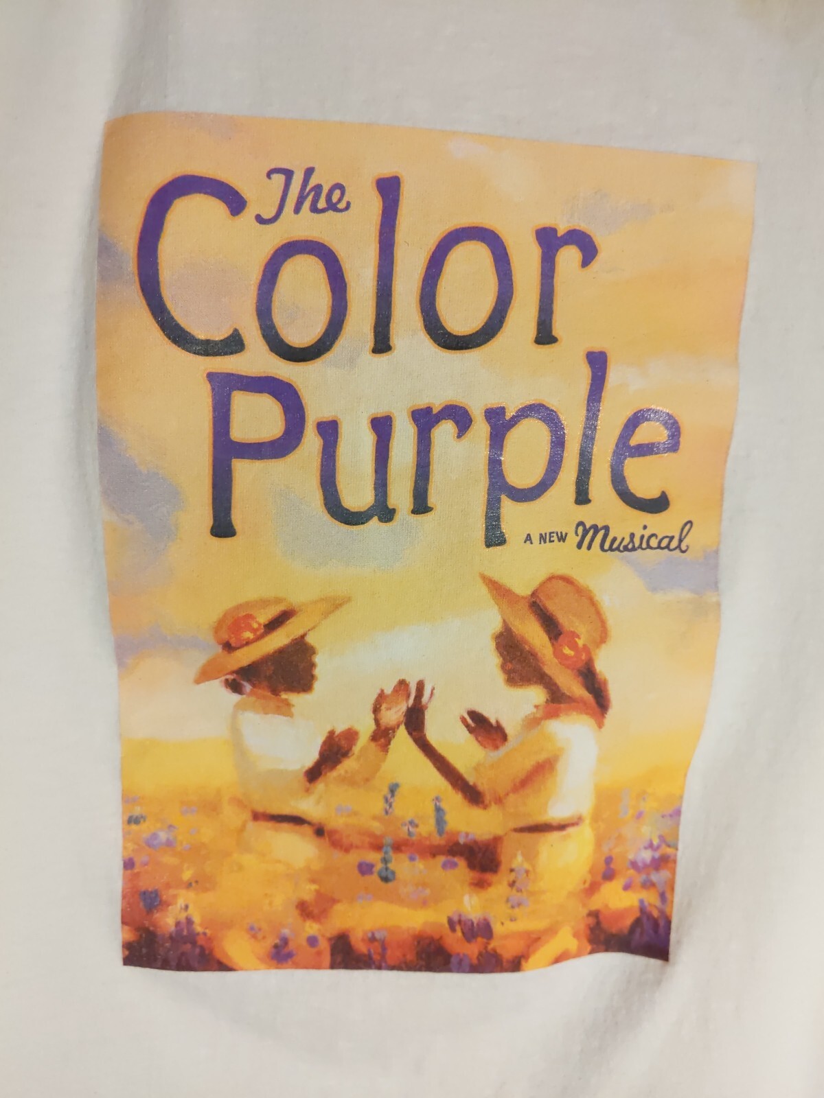 Vintage ‘The Color Purple’ A New Musical Promo Tee Shirt Adult Medium gallery