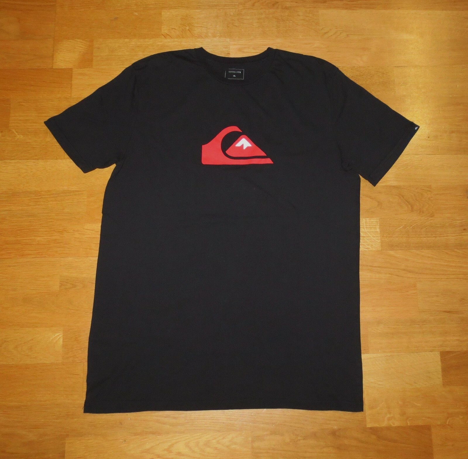 Quiksilver "Logo" T-Shirt Size L Black Black gallery