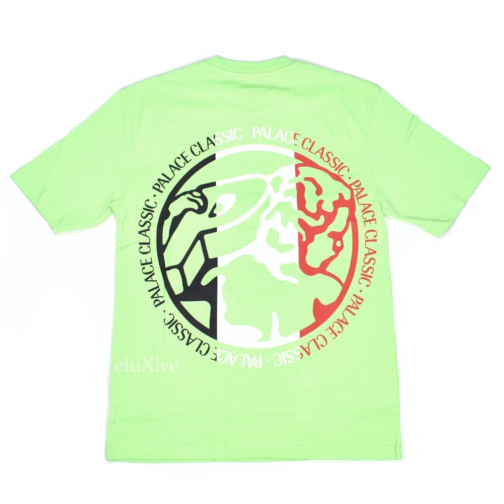 NWT Palace Classico Versace Logo T-Shirt Pistachio Green Men M DS SS22 AUTHENTIC