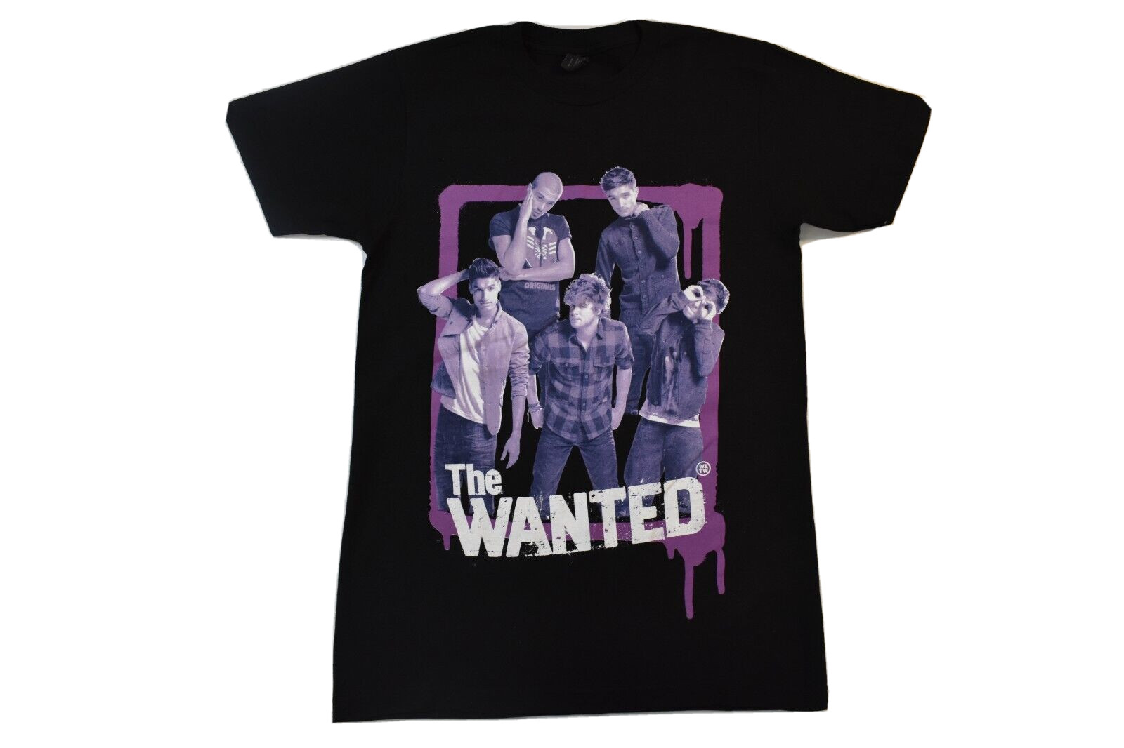 The Wanted Mens US Tour 2013 Black Shirt With Tour Dates New S gallery
