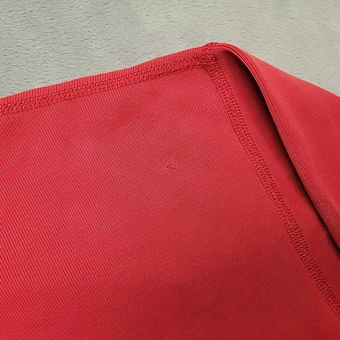Vintage Eddie Bauer Henley Shirt Men L Red Ribbed Knit Distressed Grandpa Logger gallery