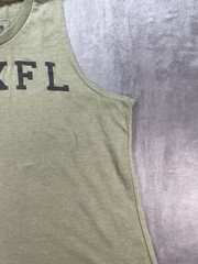 FGXFL Flag Nor Fail OD Green Workout LIFT HEAVY Tank Top Shirt Medium Exercise