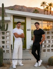 4 Pack Men’s Compression Shirts Short Sleeve Cool Dry Workout T-Shirt Undersh…
