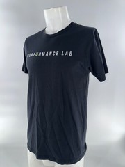 Performance Lab Next Level Short Sleeve Shirt Men M Black Cotton Poly YGI I4-97
