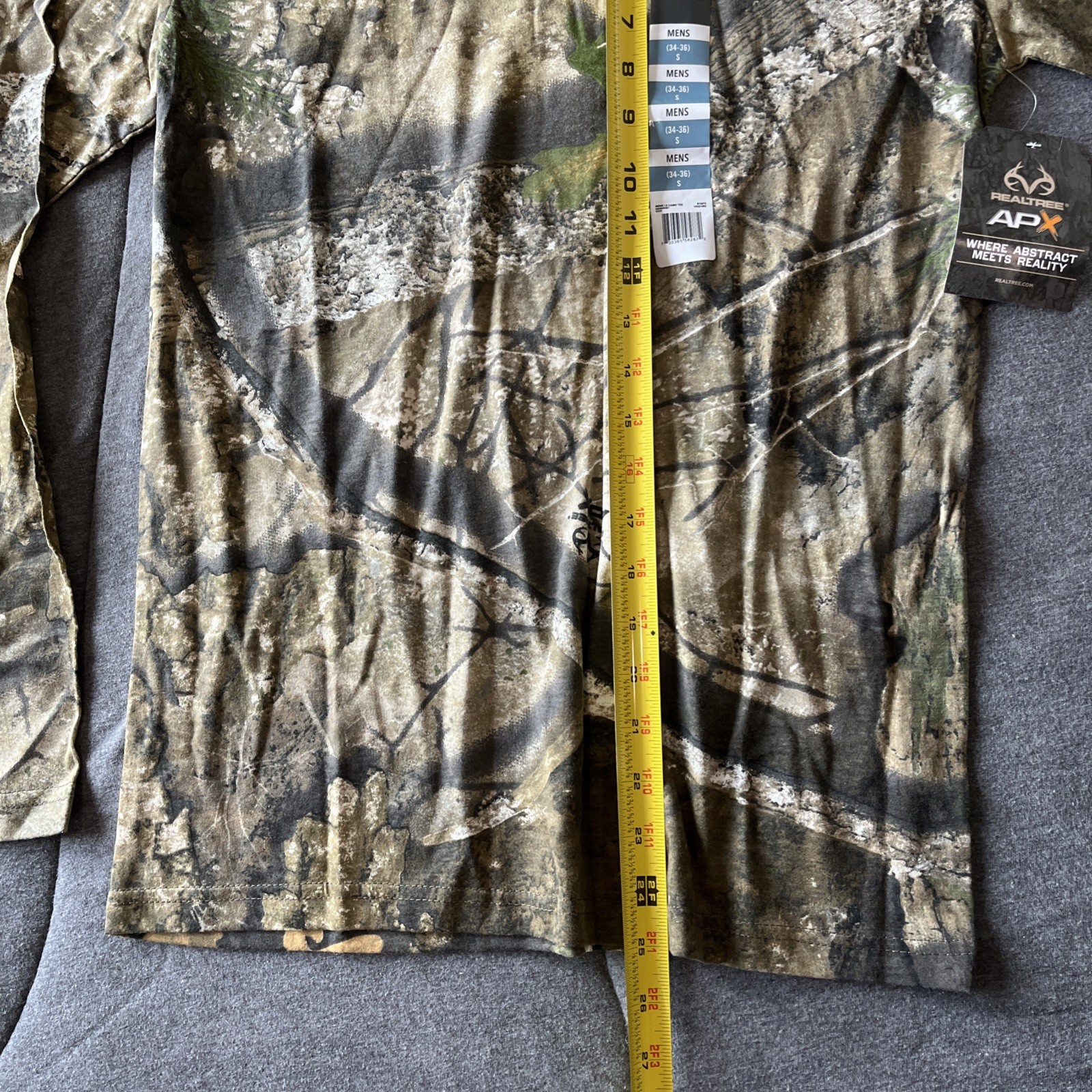 REALTREE APX SCENT CONTROL HUNTING CAMO LONG SLEEVE MEN'S T-SHIRT (SIZE - S) gallery