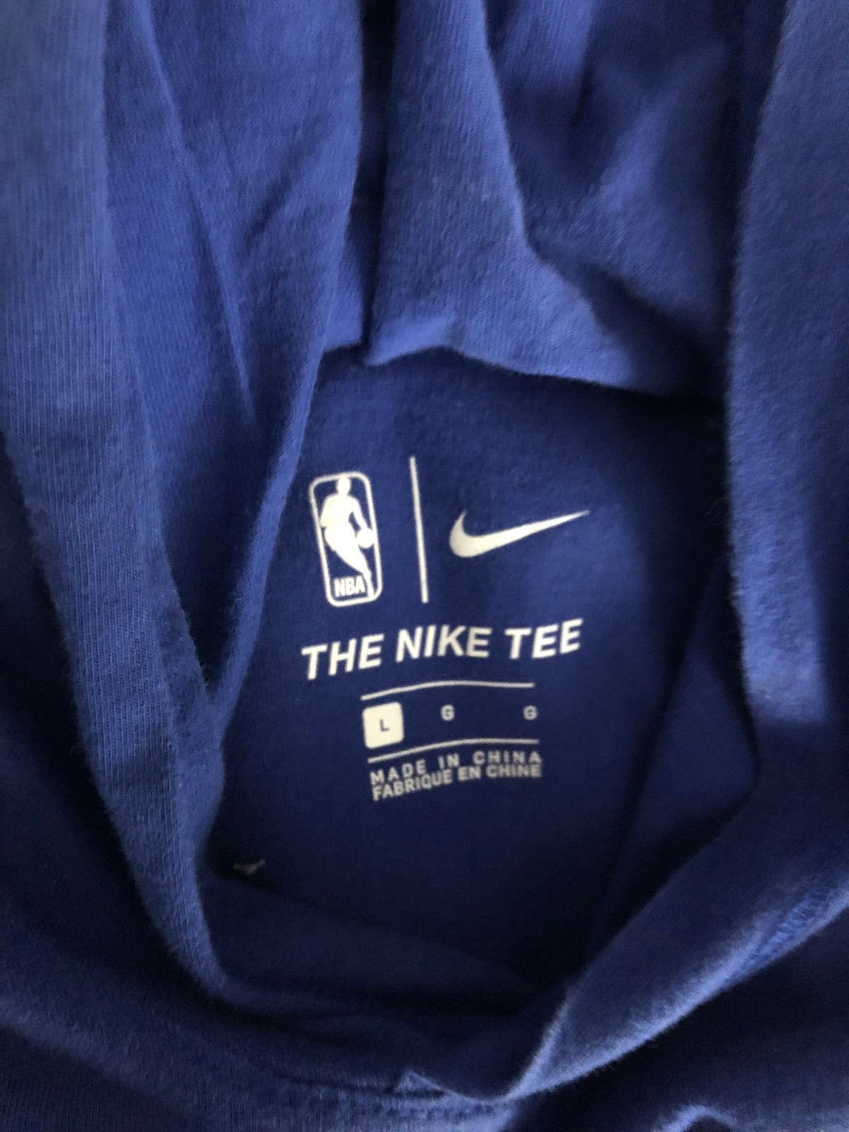 Nike Men's Blue and Navy T-shirt gallery